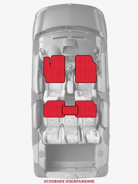 ЭВА коврики «Queen Lux» стандарт для Honda Civic Wagon 2G